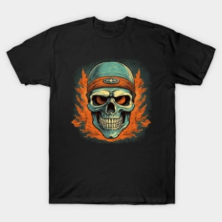 Extreme Sport Skull Athlete T-Shirt